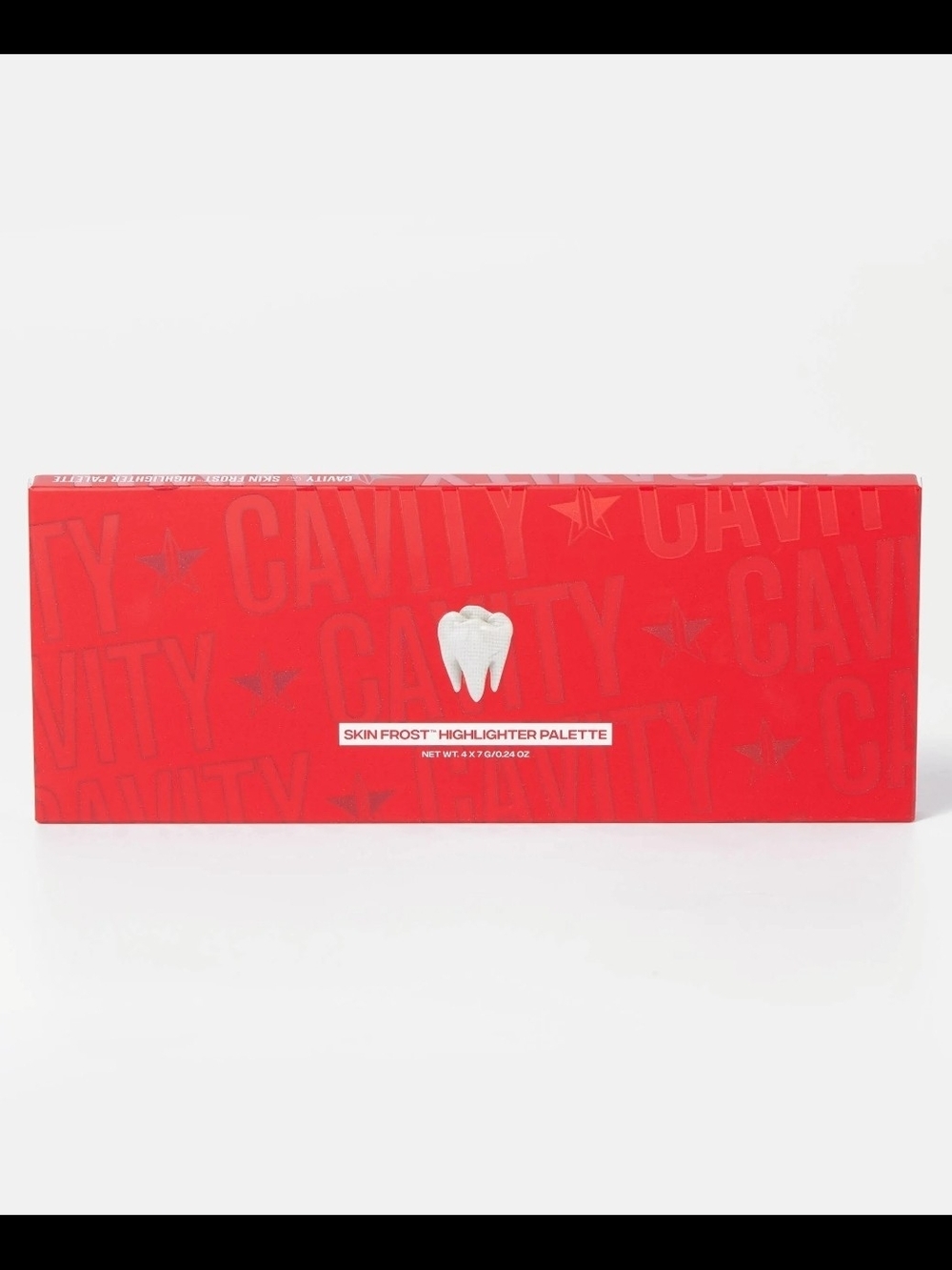 Jeffree Star Red Cavity Highlighter Palette Box